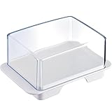 Westmark Kühlschrank-Butterdose, Kunststoff, Exclusiv, Weiß/Transparent, 20862270