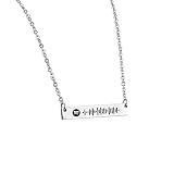 Benutzerdefinierte Musik Spotify Code Anhänger Halskette, personalisierte Typenschild Halskette Edelstahl Kette Schmuck Geschenk für F