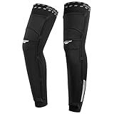ROCKBROS Unisex Beinlinge Beinwärmer für Damen und Herren, Rutschfest Knieschutz Radsport Knielinge 1 Paar Winddicht, Warm S-4XL