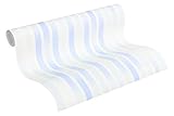 Esprit Vliestapete Morning Blush Tapete gestreift grafisch 10,05 m x 0,53 m blau Made in Germany 365252 36525-2