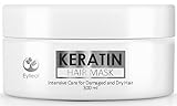 Eylleaf Keratin-Haarmaske – tiefe Haarreparatur für trockenes, beschädigtes oder gebleichtes Haar, 300