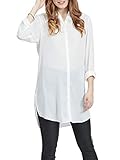 Vila Female Hemd Loose Fit Long 36Snow W