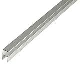 GAH-Alberts 30609 Eckprofil | selbstklemmend | Aluminium, silberfarbig eloxiert | 1000 x 12,9 x 24