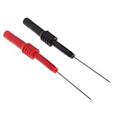ruiruiNIE Multimeter-Prüfsonde, Messleitungen Pin L95mm Flexible Prüfspitzen 1 mm Anschluss Multimeter N