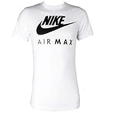 NEU Nike Herren Markenzeichen Designer Fitness Gym Rundhals Air Max T-shirt S-2XL - Herren, Weiß, M