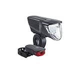 Büchel Vancouver Pro LED Akkuleuchtenset, 70 Lux, automatische Lichtsteuerung, StVZO zugelassen, Akkukontrolleuchte / LED-Ladestandsanzeig