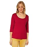 STREET ONE Damen T-Shirt, Rot(full red), 40