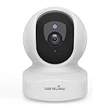 WLAN IP Kamera, Wansview Überwachungskamera WiFi 1080P, Haustier Kamera, Home und Baby Monitor mit Bewegungserkennung, Zwei-Wege-Audio, Unterstützt RTSP, Fernalarm und Mobile App Kontrolle Q5 Weiß