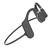 Knochenschall Kopfhörer, Bluetooth Wireless Bone Conduction Kopfhörer Drahtlose Kopfhörer Wasserdicht Leichtgewicht Open Ohr Kopfhörer für Sport Hören Radfahren Laufen Gym Schw