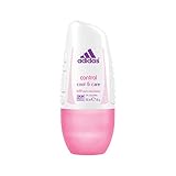 adidas Control Cool & Care Deo Roller für Damen, Antitranspirant Deo Roll-on hält den ganzen Tag frisch & ist sanft zur Haut, pH-hautfreundlich, 1 x 50