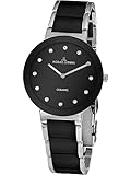 Jacques Lemans Damen-Uhren Analog Quarz One Size Schwarz 32016865
