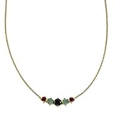 Zeeme Gemstones Damen Collier 925/- Sterling Silber 45cm Glänzend Saphir gelb 358250035V