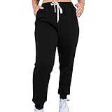 Neue Damen Sporthose Einfarbig Mit SchnüRung, Home Casual Sweathose, Damen Mit T