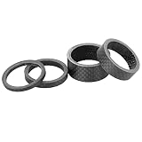 LOYAL TECHNOLOGY-PACKAGE MTB Rennrad Fahrrad Headset Stiel Kohlefaser Fiber Fit 1 1/8 Zoll 28.6mm STEM Vordere Gabel Spacer Radfahrer Zubehör Teile ersetzen (Size : 5Pcs Set)