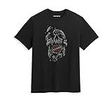 HARLEY-DAVIDSON Herren T-Shirt aus Baumwolle - Shattered Skull Tee Shirt - Kurzarm Oberteil für Männer Rippenausschnitt, XXL