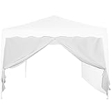 INSTENT® Basic Seitenwand/Seitenteil für Pavillon 3x3m mit Fenster oder Reißverschluss, wasserabweisend und atmungsaktiv, Farbwahl, für Festzelt, Party