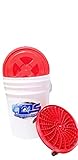 Wascheimer Set Wash Bucket Set 5,28 US Gallonen (ca. 20 Liter) + Dirt Lock Detail Guardz + Seal Lid ähnlichem Schraubdeck