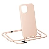xouxou Modular Handykette Mit Silikon Handyhülle Zum Umhängen In Powder Pink Für iPhone 12 Pro Max