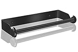 DDS-DUDES Küchenrollenhalter Wandmontierter & Selbstklebender Edelstahl-Badezimmer-Papierhandtuchhalter-Spender für Schrank, Toilette, Waschbecken und Hotel (Schwarz)