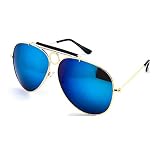 KISS Sonnenbrille Flieger mod. LAS VEGAS - Mann Frau JOHNNY DEPP Vintage gespiegelt CULT FILM - SCHWARZ/B
