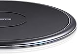 ESR Wireless Charger Ladepad, 10W/7.5W Kabelloses Ladegerät kompatibel mit iPhone 12/12 Pro/12 Pro Max/12 Mini/SE 2020/11/XS/XR/X/8,Samsung Galaxy S21/S20/S10/S9/S8 usw (Schwarz)