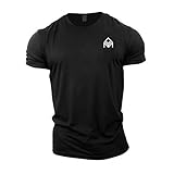 Gymtier Sport-T-Shirt für Herren, für Bodybuilding, Training, Top, Kleidung, unifarben Gr. 3XL, Schw