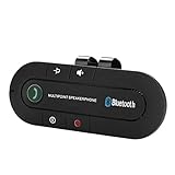 Bluetooth-Lautsprecher. Bluetooth-Freisprecheinrichtung Car Kit Wireless Bluetooth-Lautsprecher-Bluetooth-Empfänger mit Dual USB Adapter Splitter Autoladeg