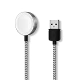 Watch Ladekabel, Magnetisches Ladegerät für iWatch Charging Cable Ladestation Kompatibel mit Apple Watch Series 6/SE/5/4/3/2/1 44mm, 42mm, 40mm, 38mm - (1 Meter)