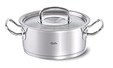 Fissler original-profi collection / Braten-Topf, (Ø 16 cm, 1,4 L) Edelstahl-Topf mit Deckel, Bräter, Innen-Skalierung, rostfrei, alle Herdarten, Induk