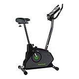 Tunturi Cardio Fit E30 Ergometer Heimtrainer Fahrradtrainer/Fitnessfahrrad/Fahrradergometer/Hometrainer mit Handpulssensoren + Tablethalterung - Magnetbremssystem und LCD-Bildschirmanzeig