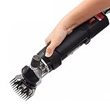 UOOD 690W Sheep Shears, professionelle elektrische Schafschere-Klipper, Hochleistungs-Tier-Clippers for Alpakas Ziegen Vieh-Farm Vieh-Haustier (Color : 13 Straight Teeth Blade)