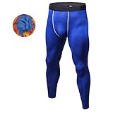 Kompressionshose Herren Sport Leggings Atmungsaktiv Schnelltrocknend Fitness Strumpfhosen Funktionswäsche Pants Lang Unterhose Trainingshose für Laufen Wandern Radfahren Gym Jogg