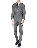 Roy Robson Herren Anzug Slim Fit 3-teilig aus Schurwolle Super'100 Business Abendanzug-Set, Hellgrau, 46