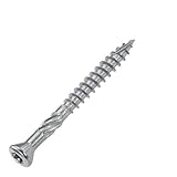 SCREW REBEL Terrassenschrauben 5 x 50 mm - 500 Stück - Edelstahl gehärtet martensitisch mit Zulassung ET