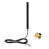 Eightwood DAB+ Antenne SMB Adapter Auto Radio Antenne Patch Aerial Glas- Mount mit SMB Stecker 3m 9.8ft Antenne RG174 für Auto Radio Blaupunkt Pioneer Clarion Kenwood Alpine MEHRWEG