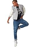 TOM TAILOR Denim Herren T-Shirt mit Print 1008171, 10668 - Sky Captain Blue, XXL
