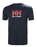 Helly Hansen Herren LOGO TSHIRT, Blau (Navy), Larg
