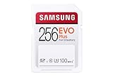 Samsung EVO Plus 256GB SDXC UHS-I U3 100MB/s Full HD & 4K UHD Speicherkarte (MB-SC256H/EU)