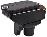 XQSM Für Golf Mk5 6 2005-2011 Armlehne Box Doppeltüren Offene Mittelkonsole Aufbewahrungsbox