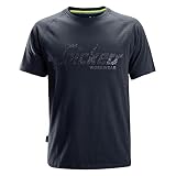 T-Shirt mit Snickers-Logo, Schw