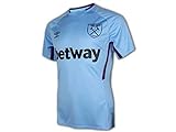 Umbro 2019-2020 West Ham Training Football Soccer T-Shirt Trikot (Vista Blue)