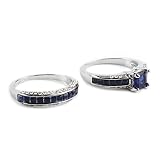 Zhou-YuXiang 17 KM Trendy Gold Schmetterling Ringe für Frauen Männer Liebhaber Paare Ring