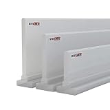 Duschdichtung Duschkabinen Dichtung 150cm SDD02-T-14 Silikon Wasserabweiser 14,5mm Höhe Silikondichtung Dusche Dichtprofil Duschabtrennung Schwallschutz Glastürdichtung Duschkabine G