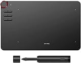 XP-PEN Deco 03 Grafiktablet 10x5.62 Pen Tablet 8192 Druckstufen Wireless 6 Tasten mit 1 Drehrad Drawing Tablet Ideal für Unterschrift, Online T