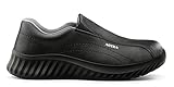 ARTRA Arica 6207 Schwarze Arbeitsschuhe Slipper für Damen und Herren S2 (43)