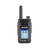 Retevis RB20 4G Walkie Talkie-Telefone mit Unbegrenzter Reichweite, Walkie-Talkies mit Großer Reichweite 1000 Meilen mit GPS, Netzwerk-Funkgerät mit 4000 mAh Wiederaufladbar Akku (1 Pack)