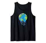 Earth Melting – Global Warming Climate Change Tank Top