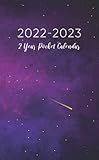 2 Year Pocket Calendar 2022-2023 | Purple Galaxy: 2 Year Monthly Calendar Planner for Purse, 24 months Small Pocket Agenda Organizer from January 2022 ... For To do list And Pocket Agenda S