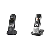 Gigaset E630HX - Schnurloses DECT-Telefon zum Anschluss an vorhandene DECT-Basis - Schwarz & S850HX - Schnurloses DECT-Telefon zum Anschluss an vorhandene DECT-Basis – schw