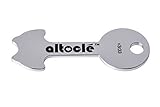 ALTOCLÉ - Universelle Master-Schlüssel für Einkaufswagen / Einkaufswagenlöser (ersetz Einkaufswagenchip): entsperrt den Einkaufswagen ohne Münze oder Chip und ohne im Pfandschloss steckenzubleib